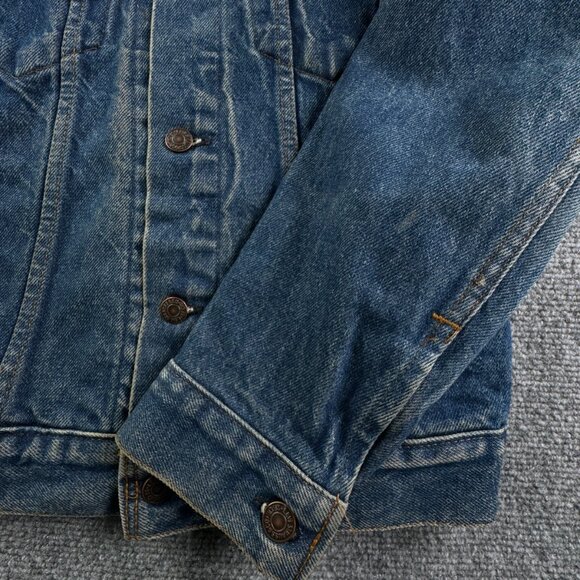 VTG LEVIS Trucker Jacket 70506-0216 Denim Type 3 USA Blue FACT. 527 Size 34 - Picture 12 of 16